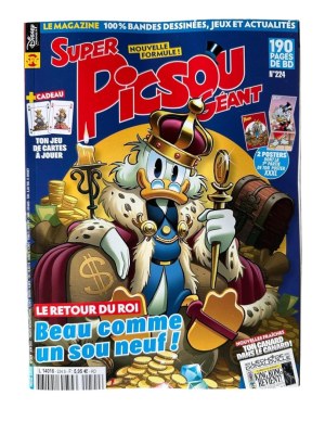 Destockage : Super Picsou Géant Numéro 224 : Le retour du roi, beau comme un sou neuf !