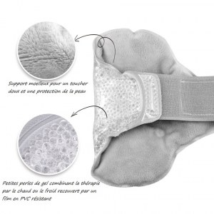 Poche de gel chaud / froid genou - Compresse glace genouillère