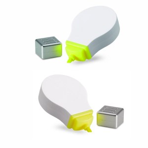 Surligneur en Forme d'Ampoule "Nadol" - Objet publicitaire AVEC ou SANS logo - Cadeau...