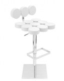 Tabouret design en chrome