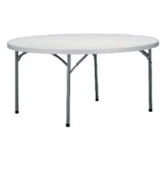 Table pliante de reception polyéthylène