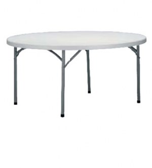 Table pliante de reception polyéthylène