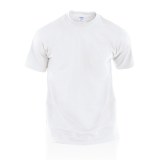 T-Shirt Adulte Blanc Hecom en Coton - Objet publicitaire AVEC ou SANS logo - Cadeau cli...