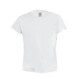 T-Shirt Enfant Blanc Hecom - Objet publicitaire AVEC ou SANS logo - Cadeau client - Gif...