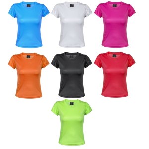 T-Shirt Femme "Tecnic Rox" en Polyester - Objet publicitaire AVEC ou SANS logo - Cadeau...