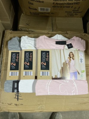 DESTOCKAGE : T-SHIRTS UP2 FASHION MODERN – 648 PIÈCES