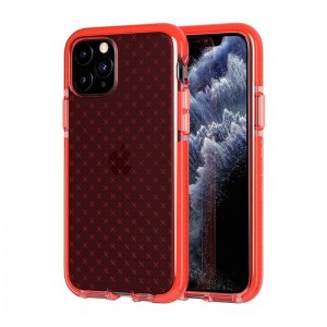 Déstockage coque iPhone 11 Pro Antichoc rouge transparent TECH21