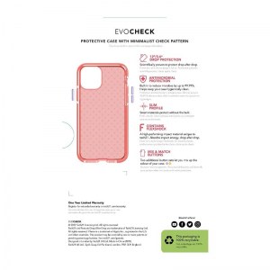 Déstockage coque iPhone 11 Pro Antichoc rouge transparent TECH21