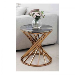 Table basse scandinave pied torsadé