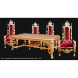 Table de conférence en acajou