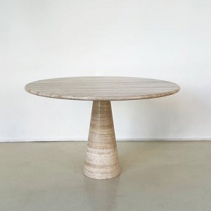 TABLE TRAVERTIN MARBRE