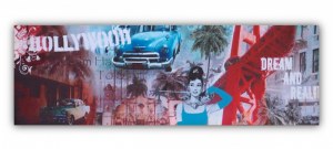 Tableau panoramique déco américaine Hollywood