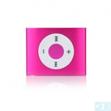 TF Card Reader Lecteur MP3 avec Clip - 4 Go- Fuchsia, argent