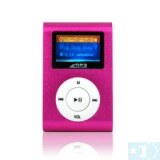 4 Go de design de mode OLED Lecteur MP3 avec fonction FM / Noir, argent, Fuchsia