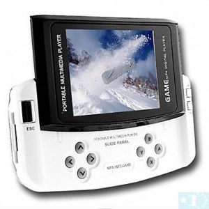 2.8 Design Slip MP4 Player Game pouces (4 Go)