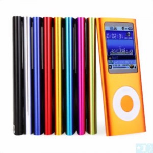 Lecteur MP4 Nano Style - 4Go- Rouge', fuchsia, bleu fonce