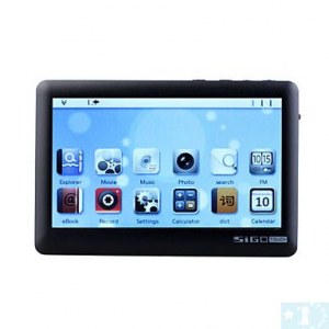 SIGO - 4,3 pouces à écran tactile Media Player (4GB, 720P, Noir / Blanc)