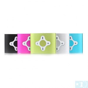 Lecteur MP3 avec clip - 4GO- Argent, turquoise