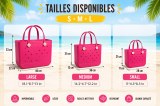 LOT DE 998 SACS DE PLAGE EVA IMPERMÉABLES – S / M / L – 9 500 € LE LOT (9,52€/u)