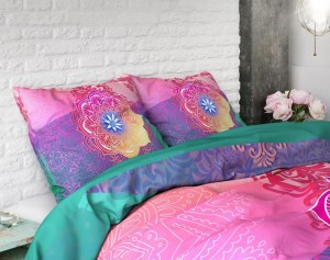 "Talo" Multi Set 2/3 pcs Parure de Lit 100% Coton Housse de Couette+Taie d'Oreiller 140...