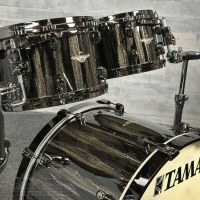 Tama Starclassic Maple 4pc Drum Set Black Clouds & Silver Linings w Black Hw