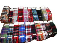 Lot de foulard 100% lambswool de marque LOCHCARRON