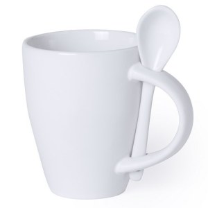 Tasse Blanche "Samay" en Céramique - Objet publicitaire AVEC ou SANS logo - Cadeau clie...