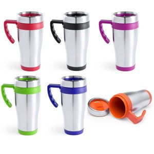 Tasse "Carson" en Acier Inoxydable - Objet publicitaire AVEC ou SANS logo - Cadeau clie...