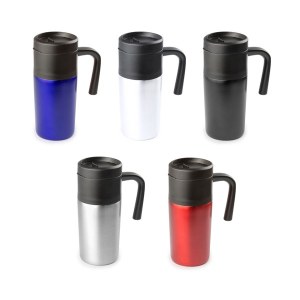 Tasse Lessim en Acier Inox - Objet publicitaire AVEC ou SANS logo - Cadeau client - Gif...