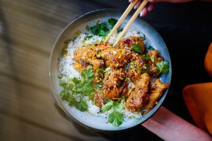 Taureau aile - riz basmati tomates et légumes du soleil sachet express