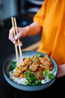 Taureau aile - sélection 3 riz blanc rouge et sauvage