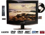 TV HD LCD 13.3 pouces (33 cm) Combo DVD TNT