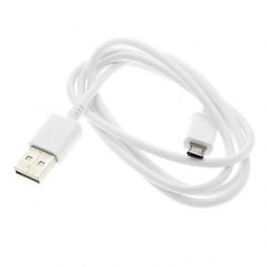 Blanc Câble micro USB 1M