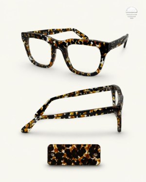 LOT DE LUNETTES FRANÇAISES - acetate recyclé - 4 modèles