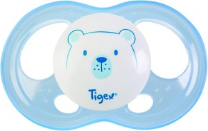 Destockage : Tigex Soft Touch Sucette Taille 0-6 Mois Couleur bleu