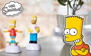 Destockage figurines solaires THE SIMPSONS officielles