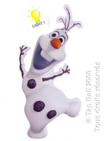 Personnage Gonflable Olaf Frozen Reine des Neiges