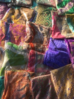 Jupes portefeuille soie indienne