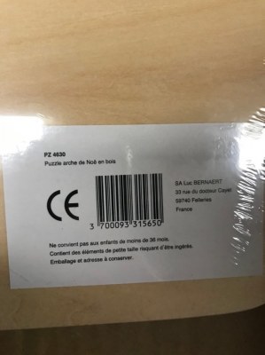 DESTOCKAGE PUZZLE bois ARCHE DE NOE