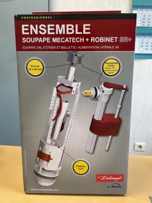 Ensemble complet soupape et robinet