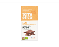 Tablette de Chocolat au Lait 56% Cacao - Origine Pérou,
