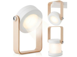 Lanterne modulable LED - Lampe Veilleuse 3 intensités ajustables - Interrupteur tactile...