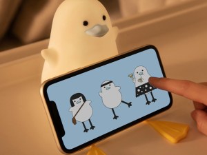 Lampe veilleuse décorative ajustable - Design Oiseau - Arrêt automatique 20 min - Batte...