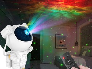 Projecteur d’Ambiance Étoilé avec Télécommande - Tête Rotative 360° - Minuterie Automat...