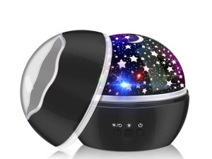 Veilleuse avec Projecteur d'Ambiance - Effets Lumineux Univers et Fonds Marins