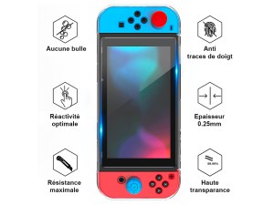 Pack Accessoires Essentiels pour Nintendo Switch - Housse, Protection Crystal, Film Ver...