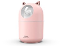Humidificateur veilleuse - Diffusion continue ou intermittente - 7 couleurs - Capacité...