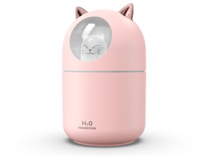 Humidificateur veilleuse - Diffusion continue ou intermittente - 7 couleurs - Capacité...