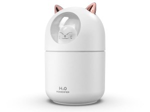 Humidificateur veilleuse - Diffusion continue ou intermittente - 7 couleurs - Capacité...