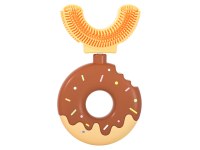 Brosse à Dents pour Enfant en Silicone Médical - Forme en U - Douce et Ergonomique